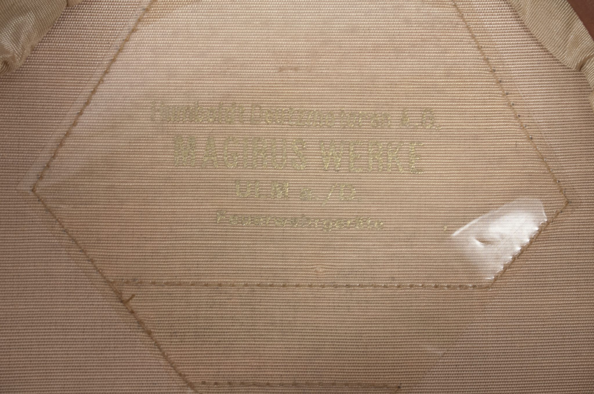 WWII German Feuerschutzpolizei (Fire police) EMNCO visor cap