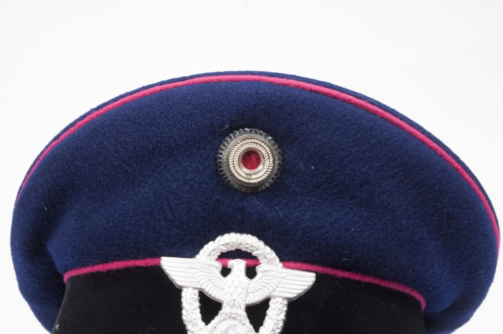 WWII German Feuerschutzpolizei (Fire police) EMNCO visor cap