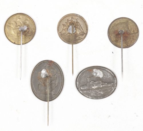 Winterhulp Nederland (WHN) Collecte maart 1941 “Blikken Scheepjes” – complete series - RARE