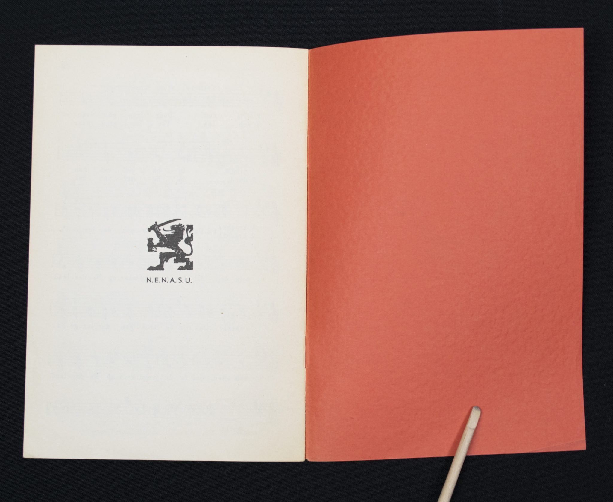 (Brochure) Hou Zee! Liederen voor de N.S.B. (1938)