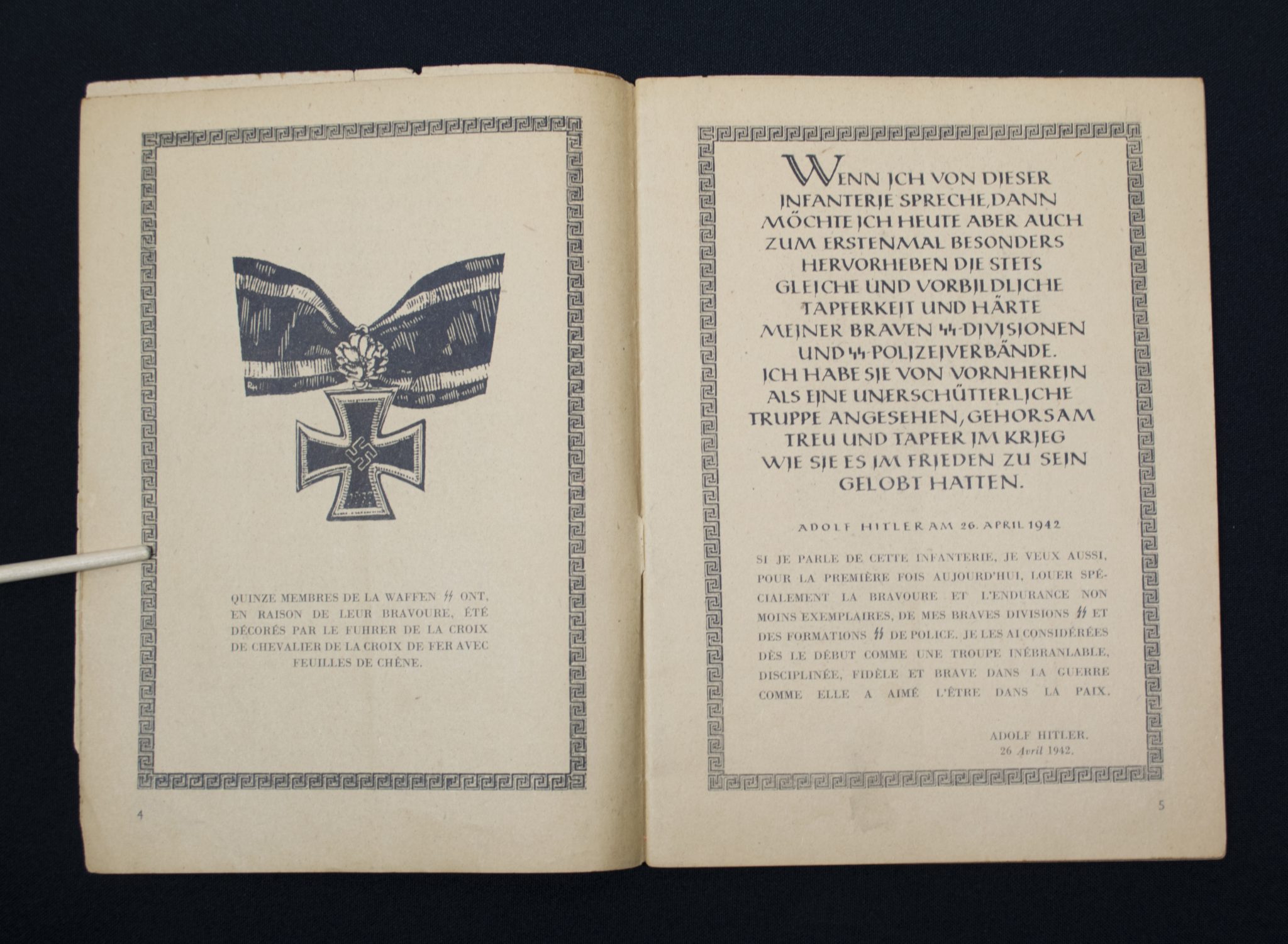 (Brochure) Waffen-SS - La SS t’appelle! - Very rare French edition
