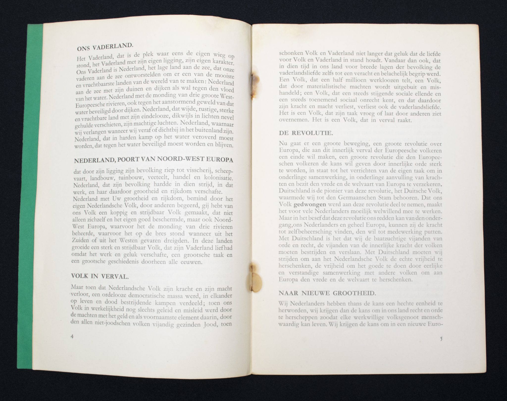 De drie bronnen van eht natiuonaal-socialisme en het nationalisme en het socialisme der N.S.B.