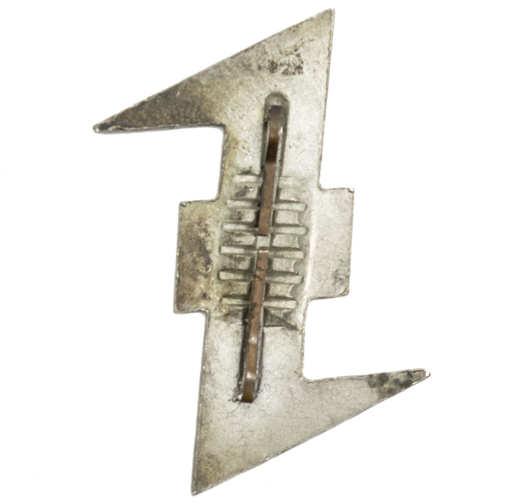 Dutch SS Germanic SS Visorcap Wolfsangel insignia – rare (2) Dutch SS Germanic SS Visorcap Wolfsangel insignia - rare