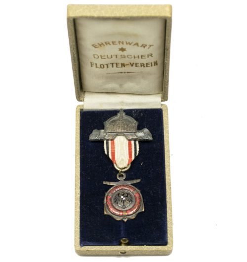 Ehrenwart Deutscher Flottenverein (silver medal) + etui