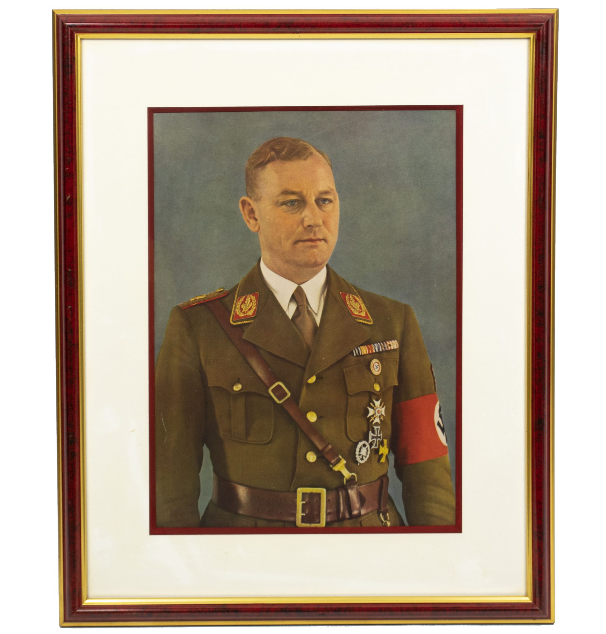 Framed Portrait of SA Stabschef Viktor Lutze (48 x 39 cm)