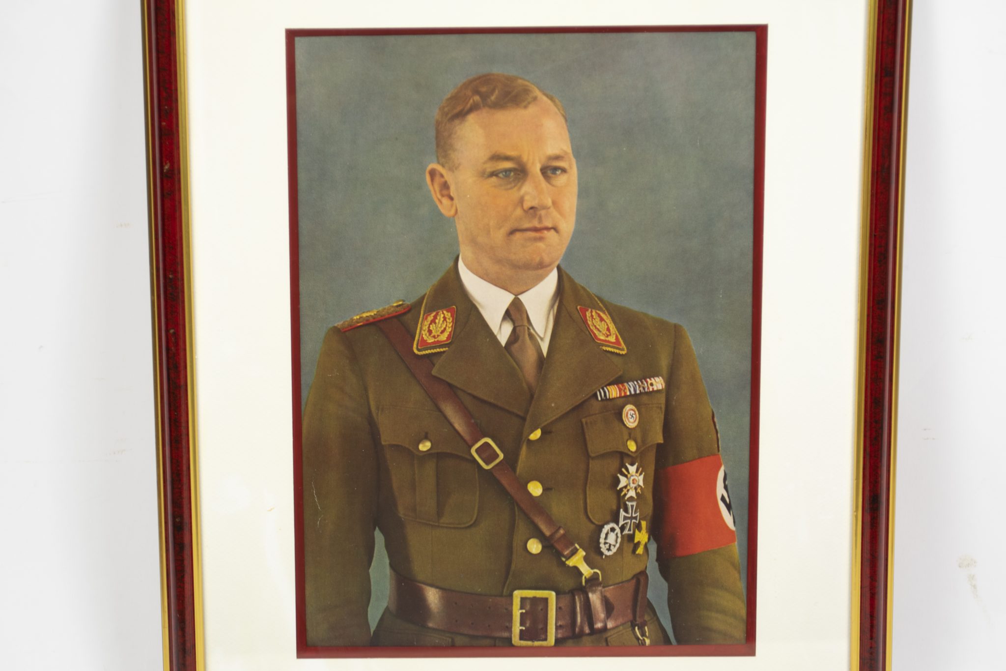 Framed Portrait of SA Stabschef Viktor Lutze (48 x 39 cm)