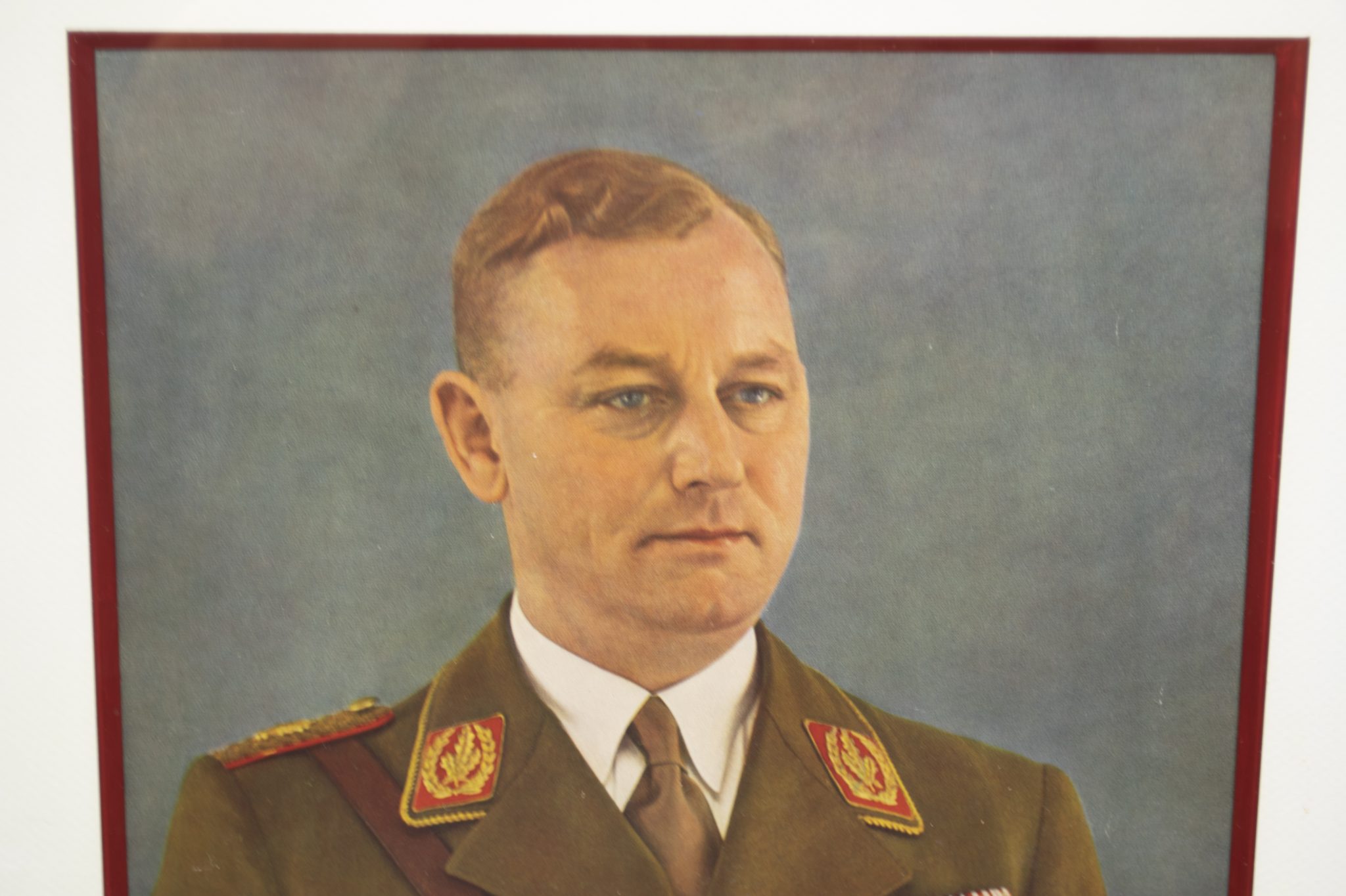 Framed Portrait of SA Stabschef Viktor Lutze (48 x 39 cm)