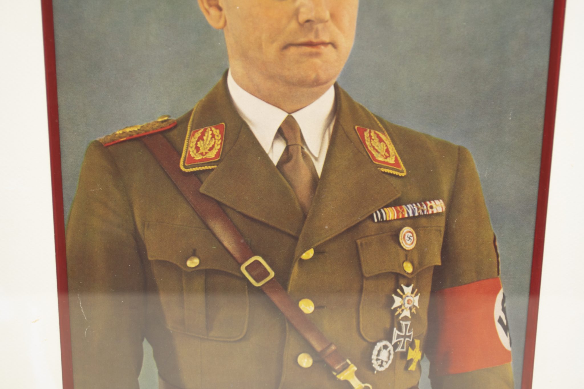 Framed Portrait of SA Stabschef Viktor Lutze (48 x 39 cm)