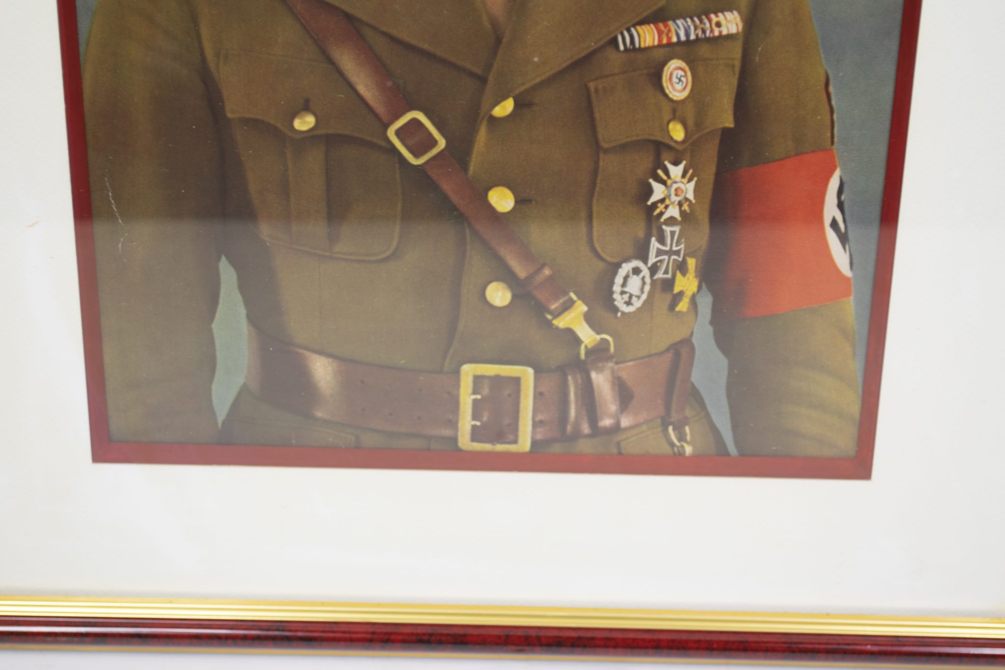 Framed Portrait of SA Stabschef Viktor Lutze (48 x 39 cm)