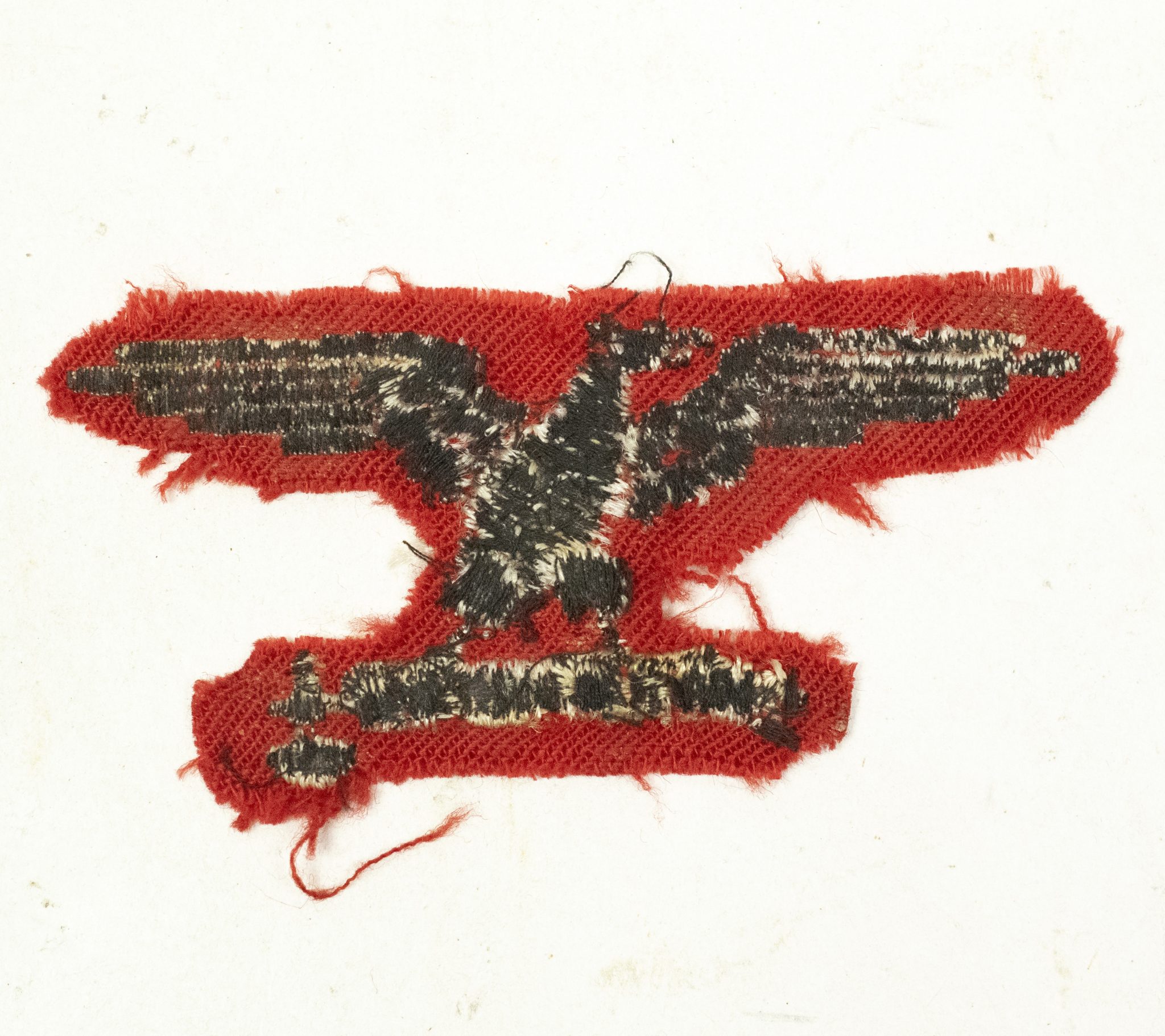 Italian Waffen-SS EmNco Volunteer sleeve eagle (black back) (2) Italian Waffen-SS EmNco Volunteer sleeve eagle (black back)