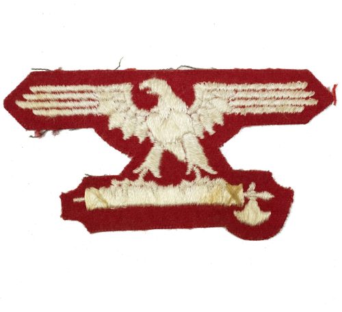 Italian Waffen-SS EmNco Volunteer sleeve eagle (green backing)