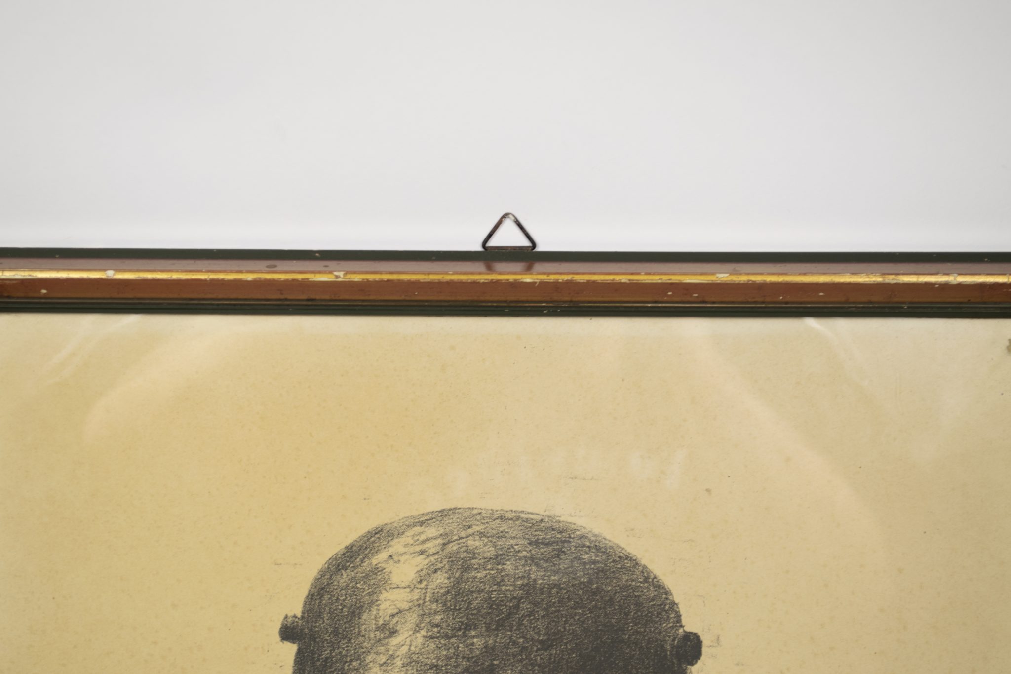 Large size framed German soldier portrait (1925)