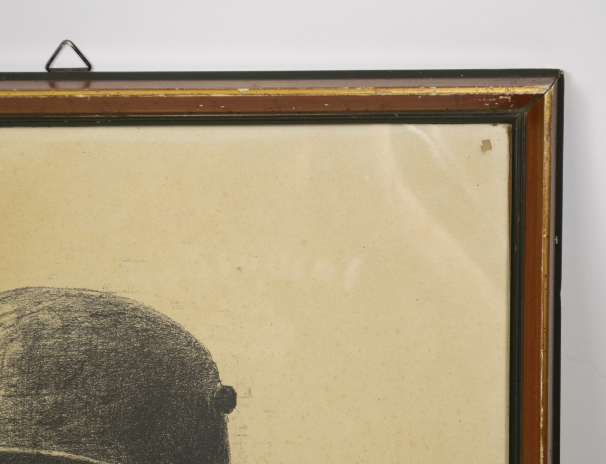 Large size framed German soldier portrait (1925)