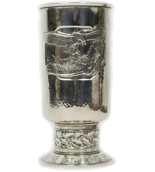 Luftwaffe (LW) Ehrenpokal to Oberleutnant Günther Schweinberger Kampf-Geschwader 3