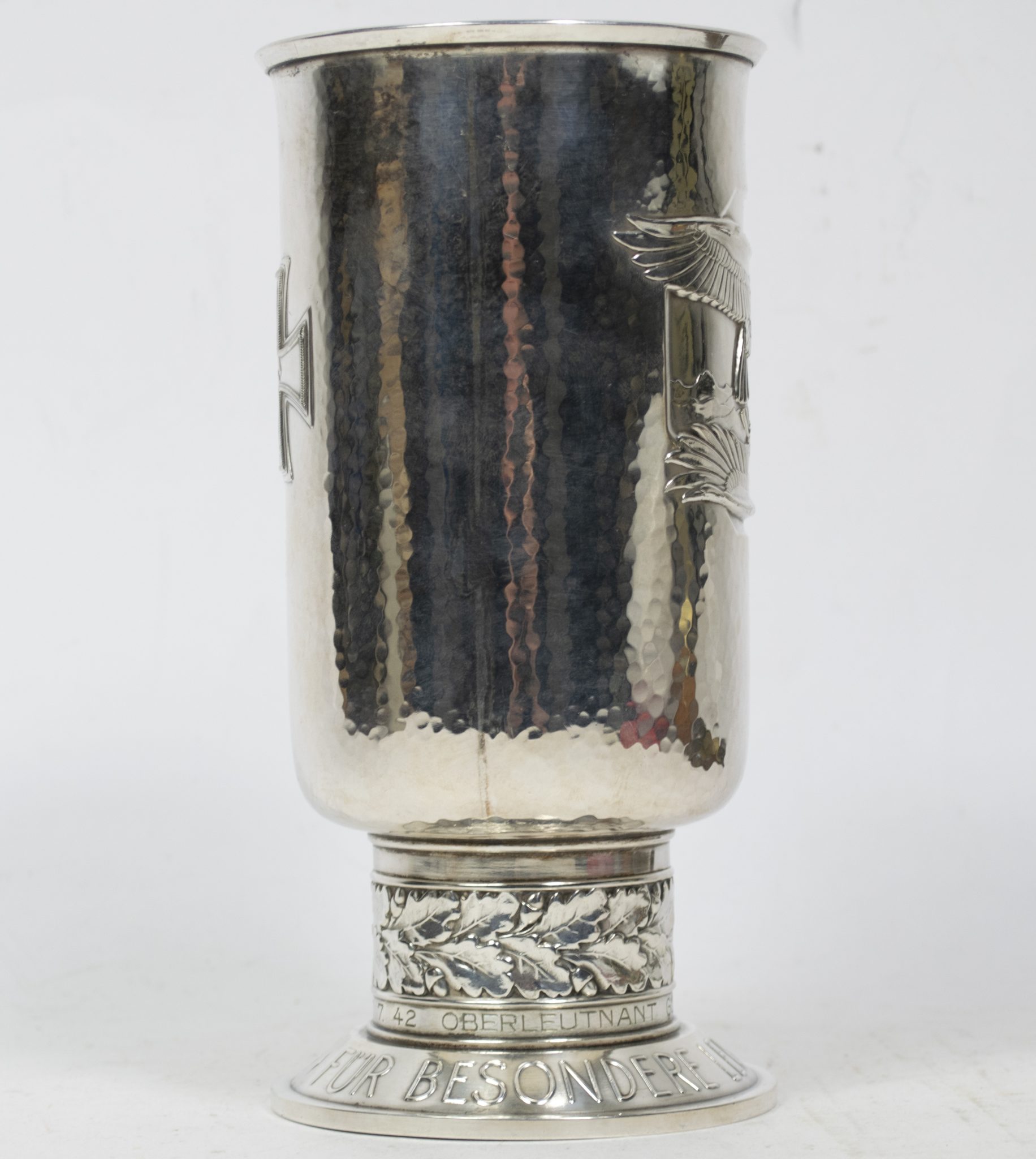 Luftwaffe (LW) Ehrenpokal to Oberleutnant Günther Schweinberger Kampf-Geschwader 3 - Image 12