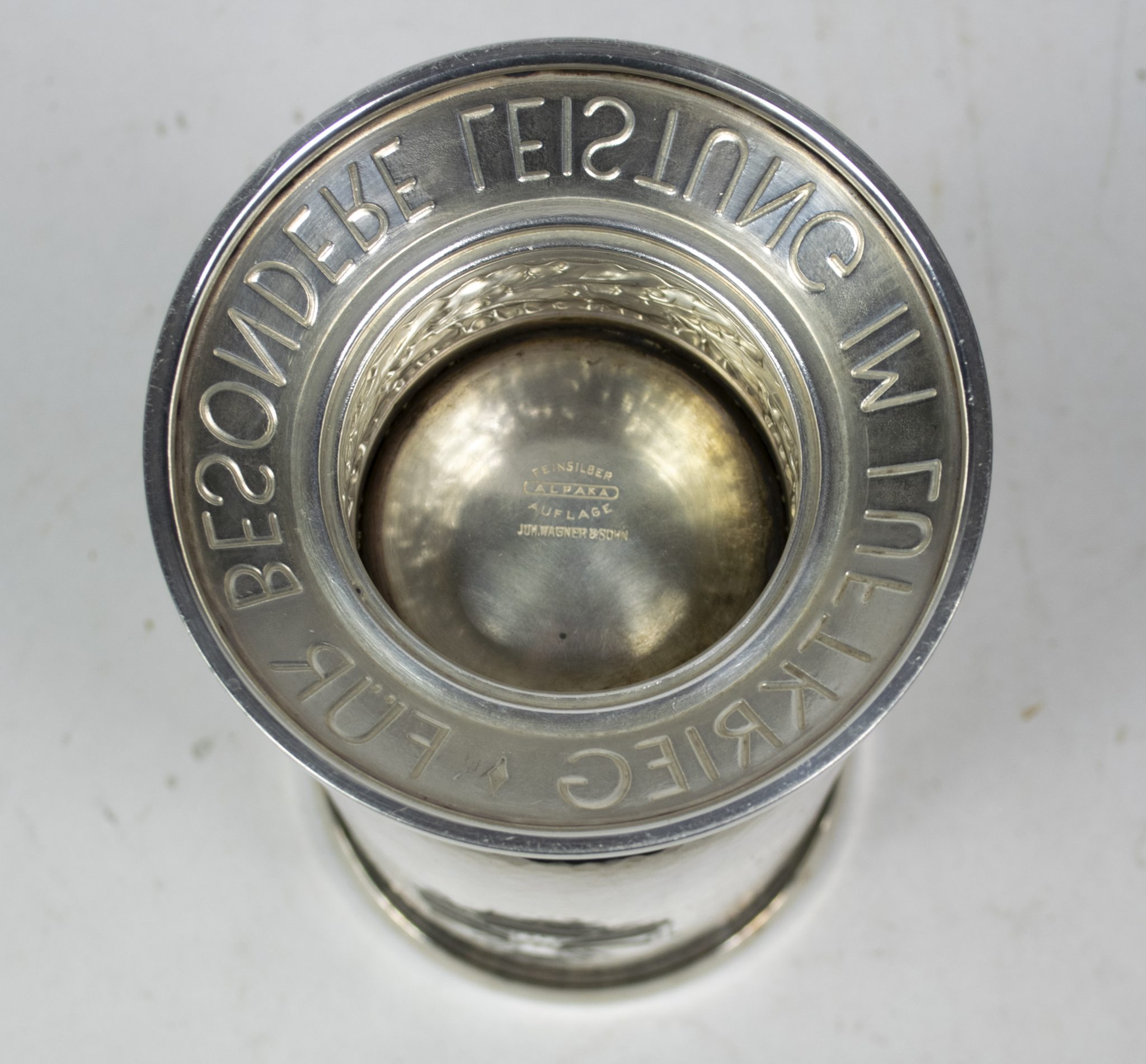 Luftwaffe (LW) Ehrenpokal to Oberleutnant Günther Schweinberger Kampf-Geschwader 3 - Image 17