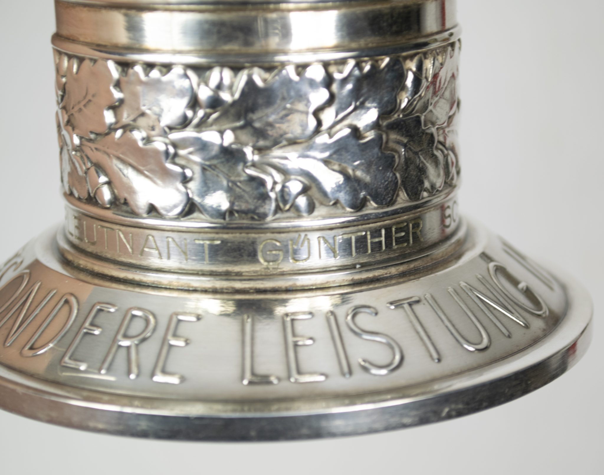 Luftwaffe (LW) Ehrenpokal to Oberleutnant Günther Schweinberger Kampf-Geschwader 3 - Image 21