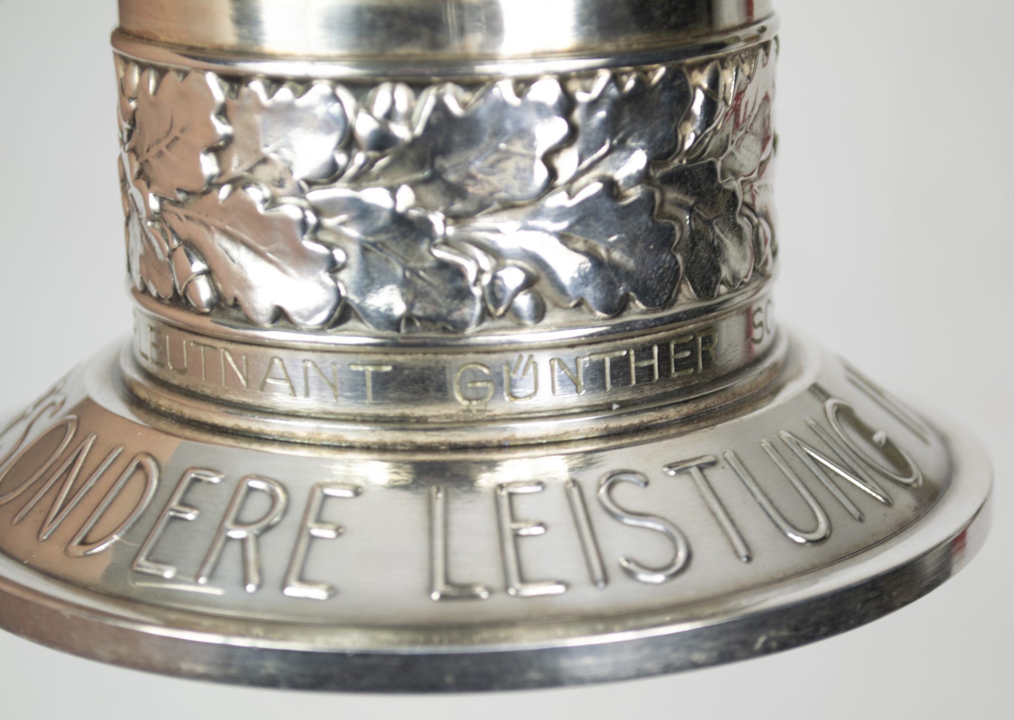 Luftwaffe (LW) Ehrenpokal to Oberleutnant Günther Schweinberger Kampf-Geschwader 3 - Image 22