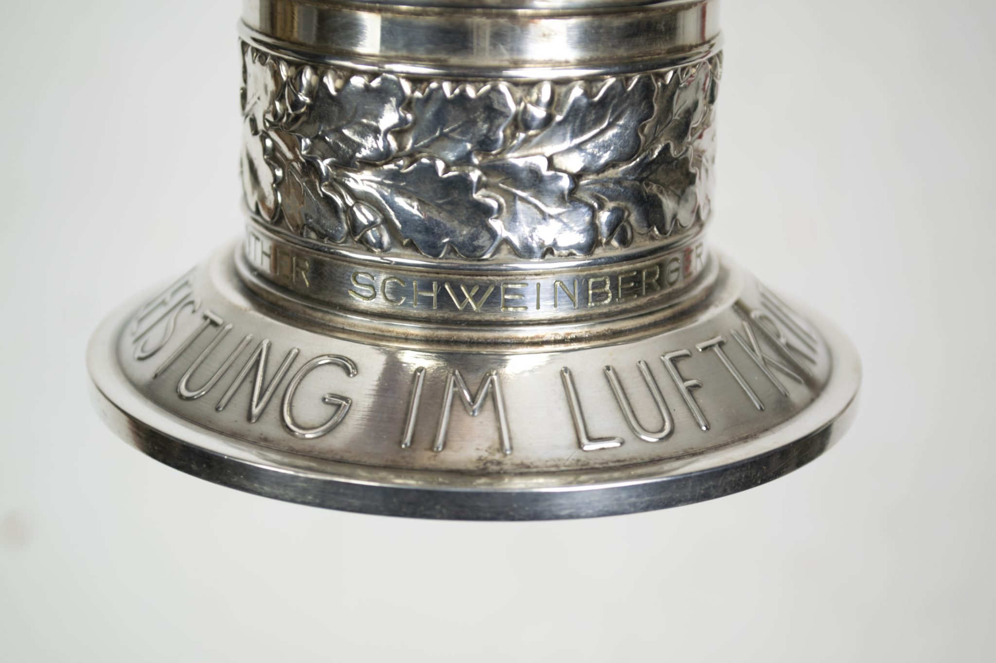 Luftwaffe (LW) Ehrenpokal to Oberleutnant Günther Schweinberger Kampf-Geschwader 3 - Image 24