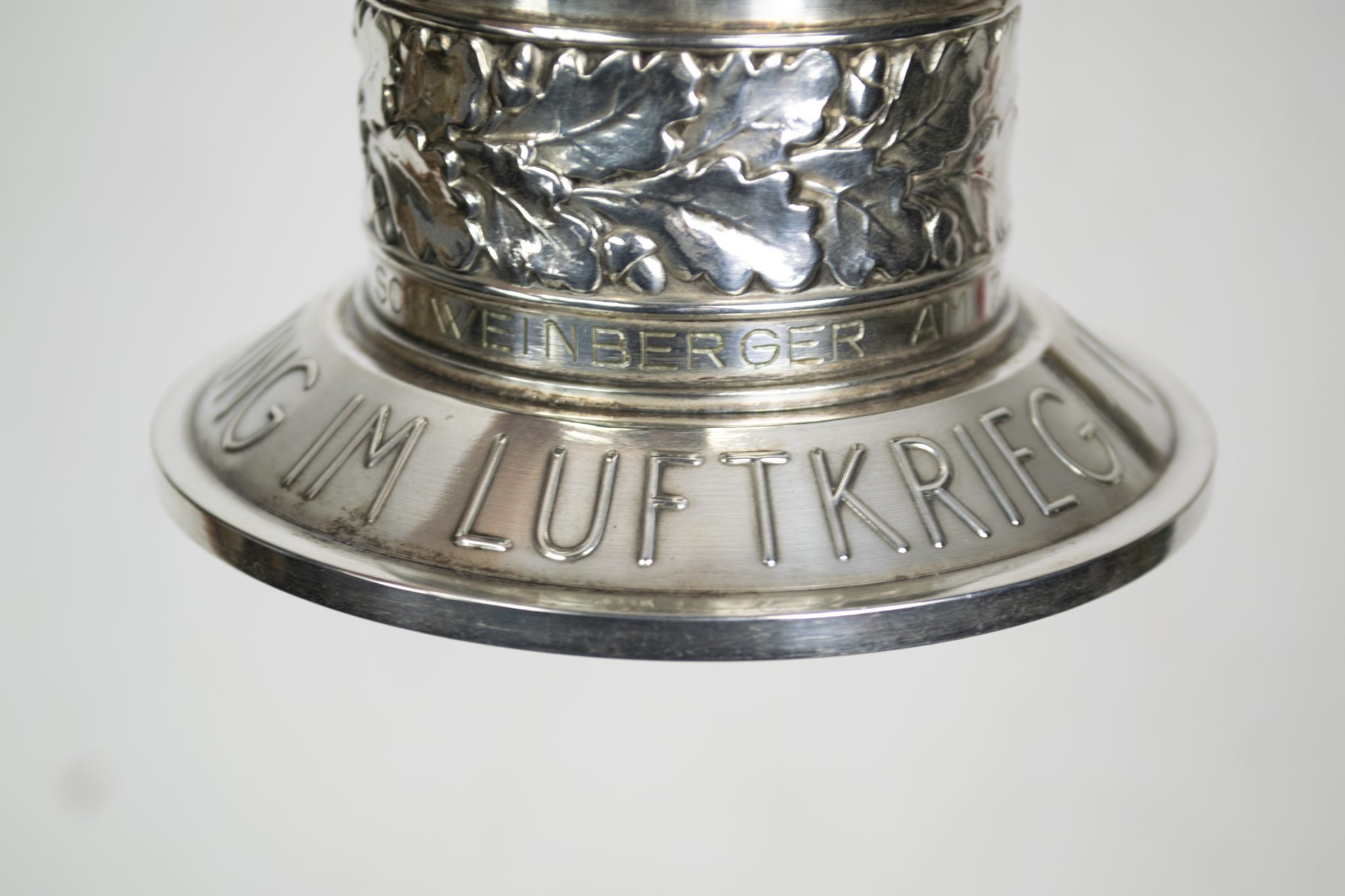 Luftwaffe (LW) Ehrenpokal to Oberleutnant Günther Schweinberger Kampf-Geschwader 3 - Image 25