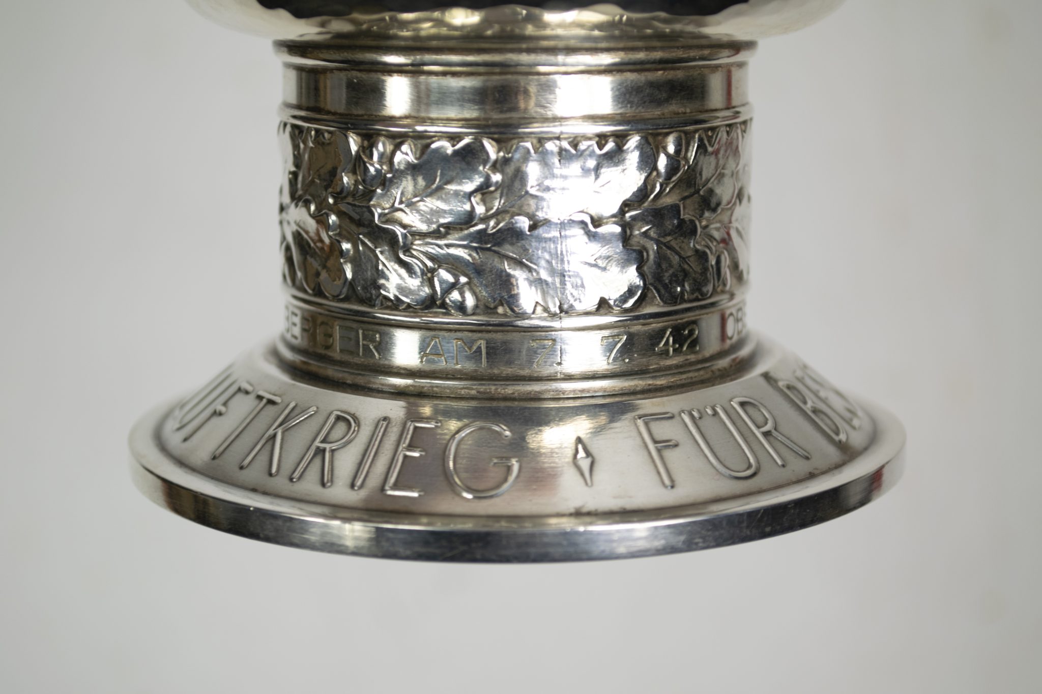 Luftwaffe (LW) Ehrenpokal to Oberleutnant Günther Schweinberger Kampf-Geschwader 3 - Image 26