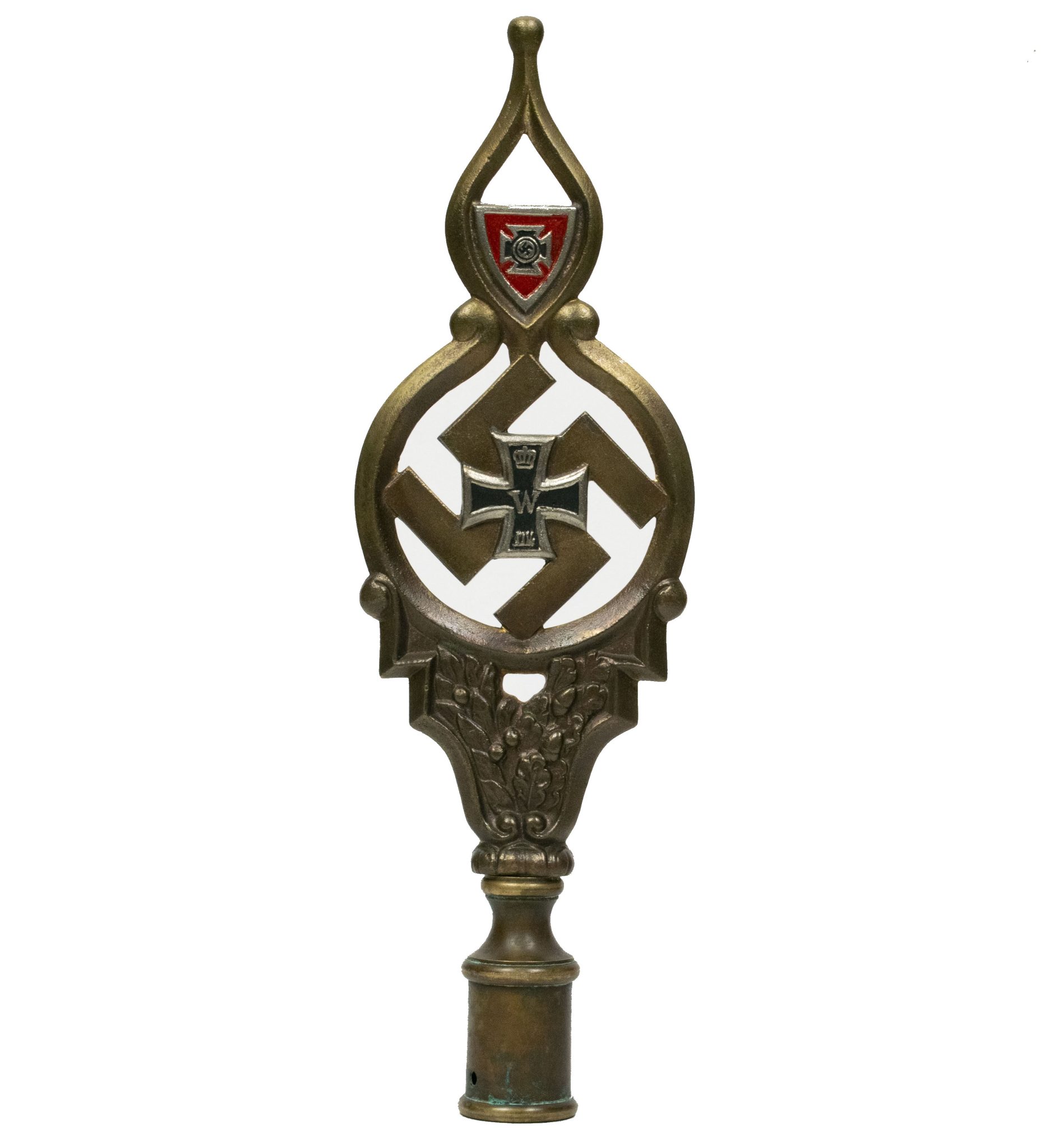 N.S. Reichskriegerbund Kyffhäuserbund pole top (2)