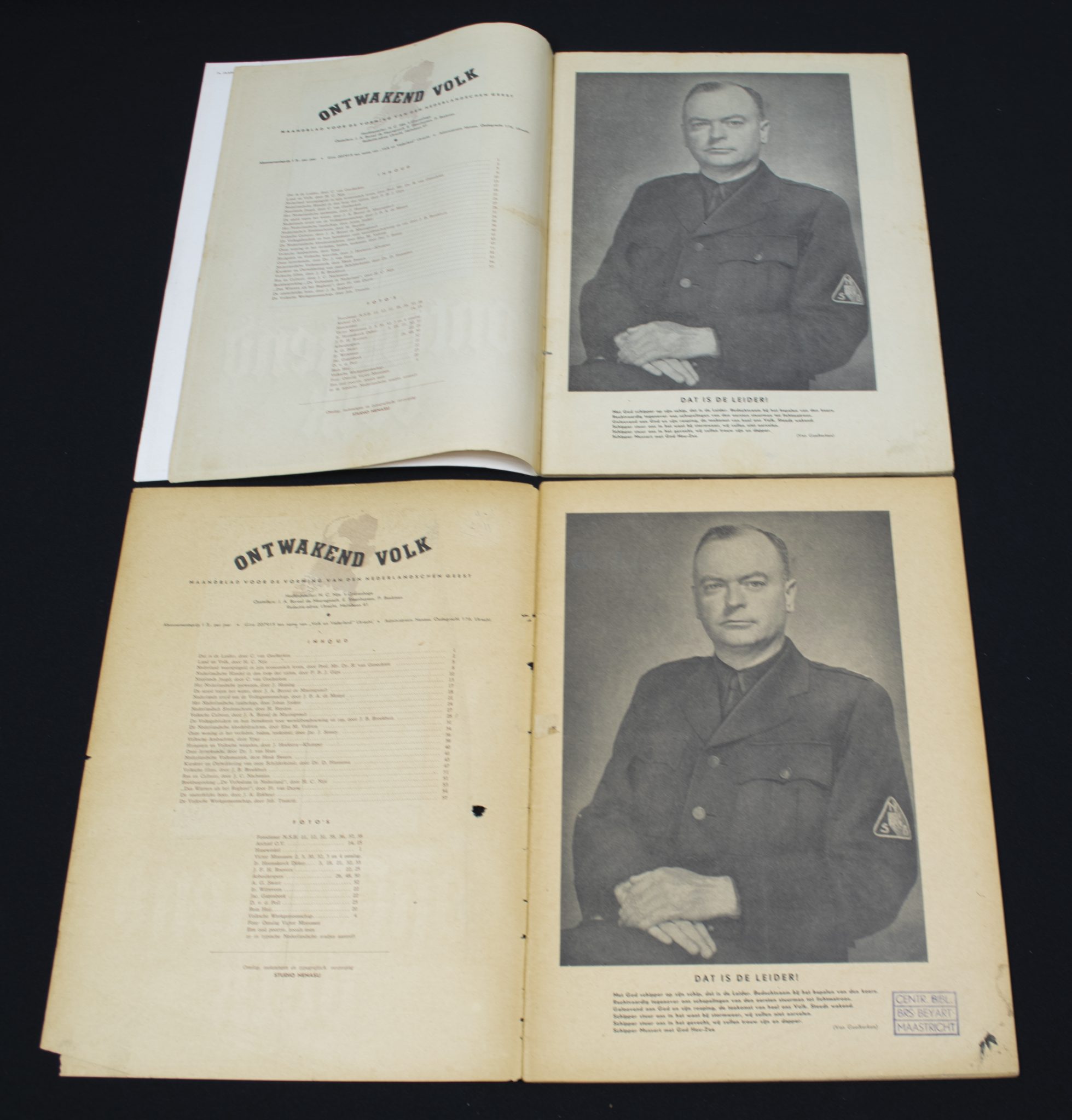 (NSB) Ontwakend Volk - Louwmaand 1943 (both together) - Image 3