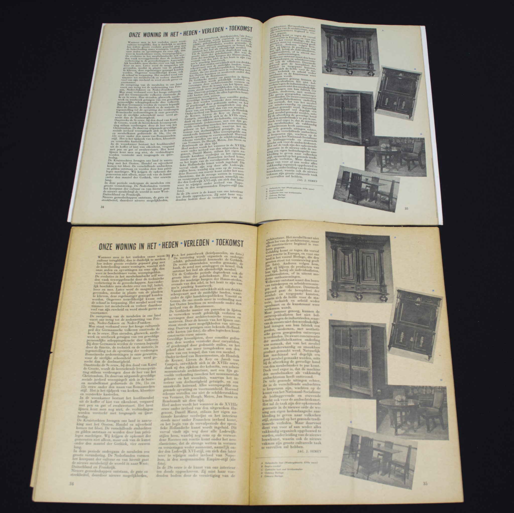 (NSB) Ontwakend Volk - Louwmaand 1943 (both together)