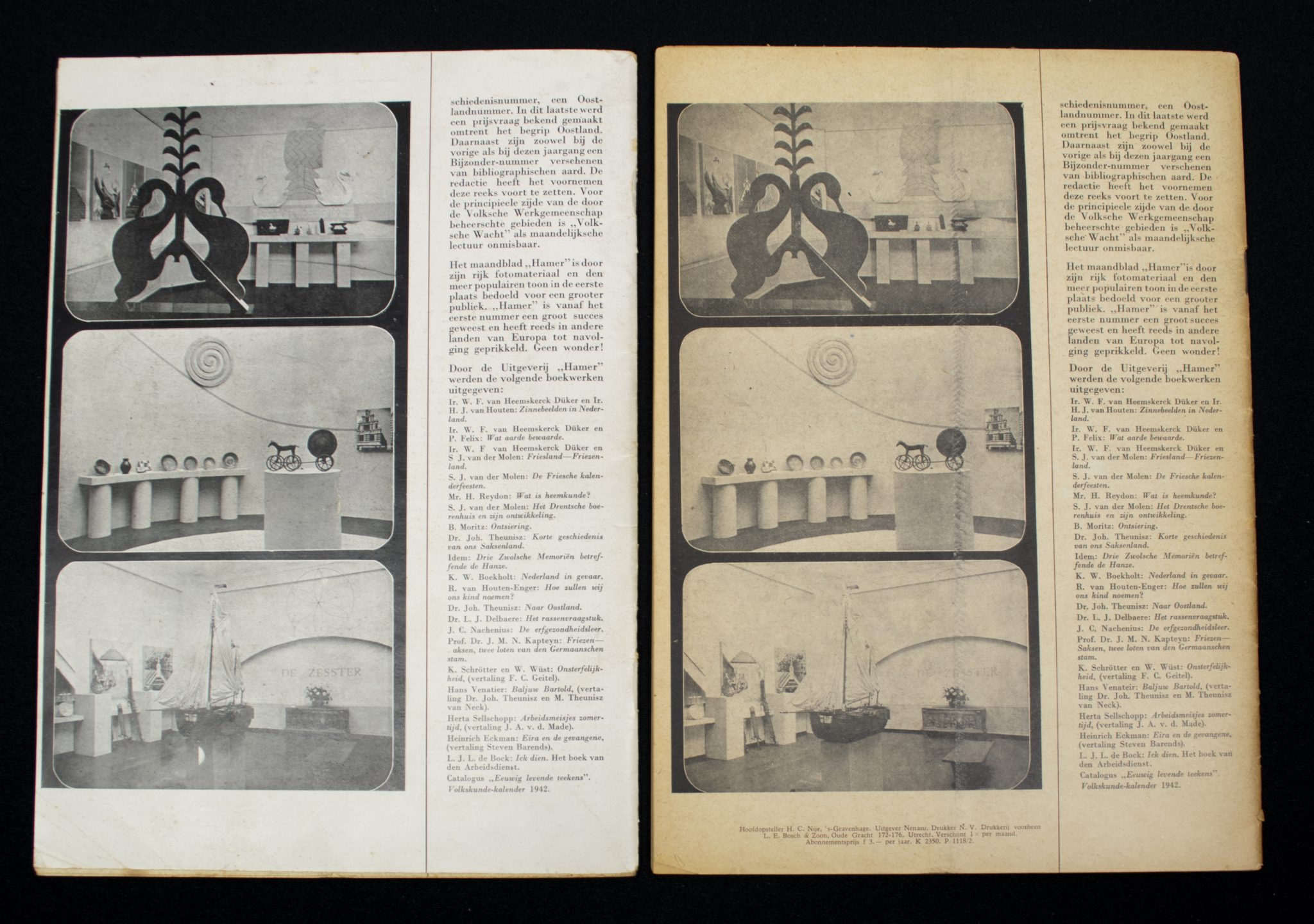 (NSB) Ontwakend Volk - Louwmaand 1943 (both together)