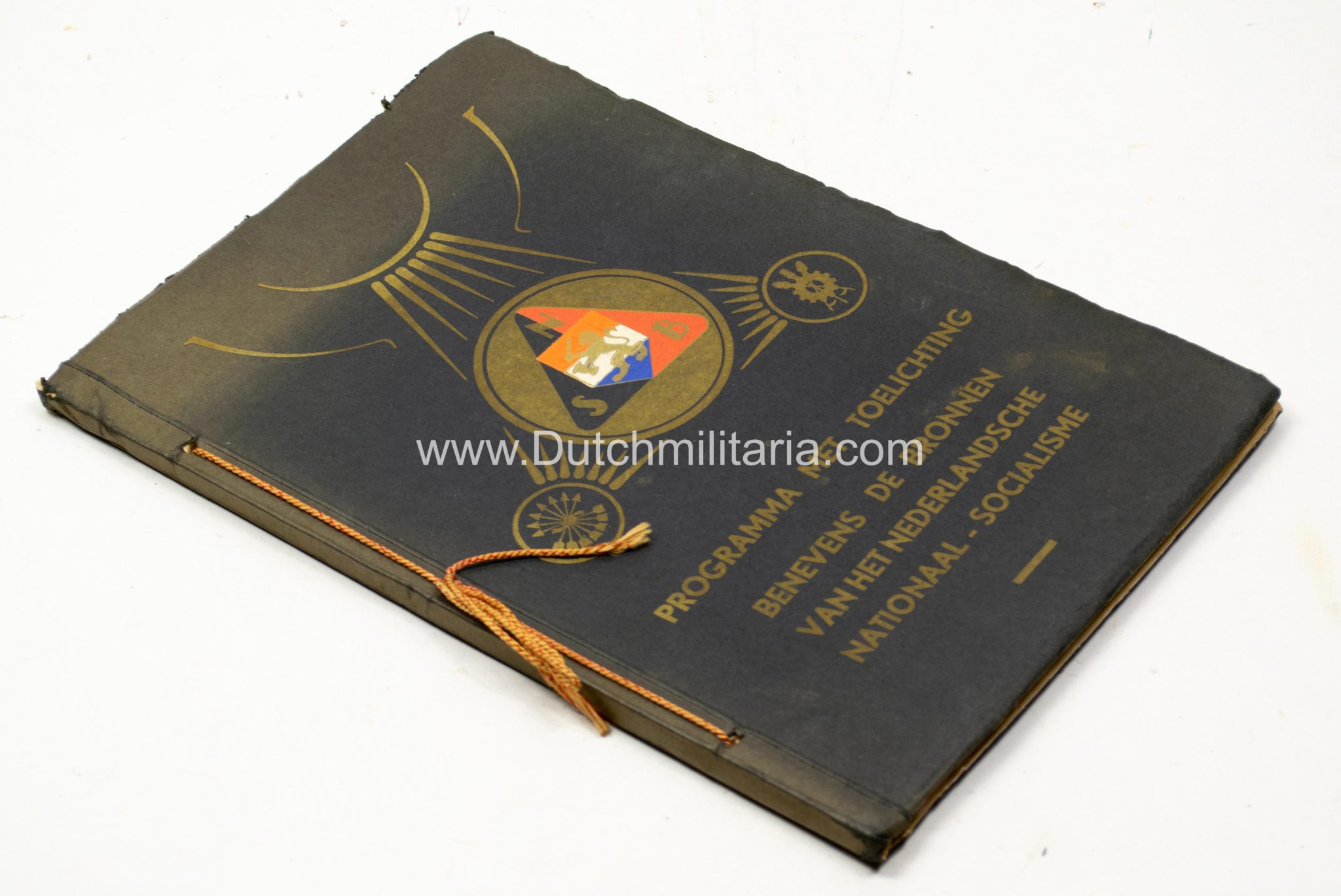 (NSB) Programma met toelichting benevens de bronnen van het Nederlandsche Nationaal-socialisme. #85 (of only 100!) - Extremely rare