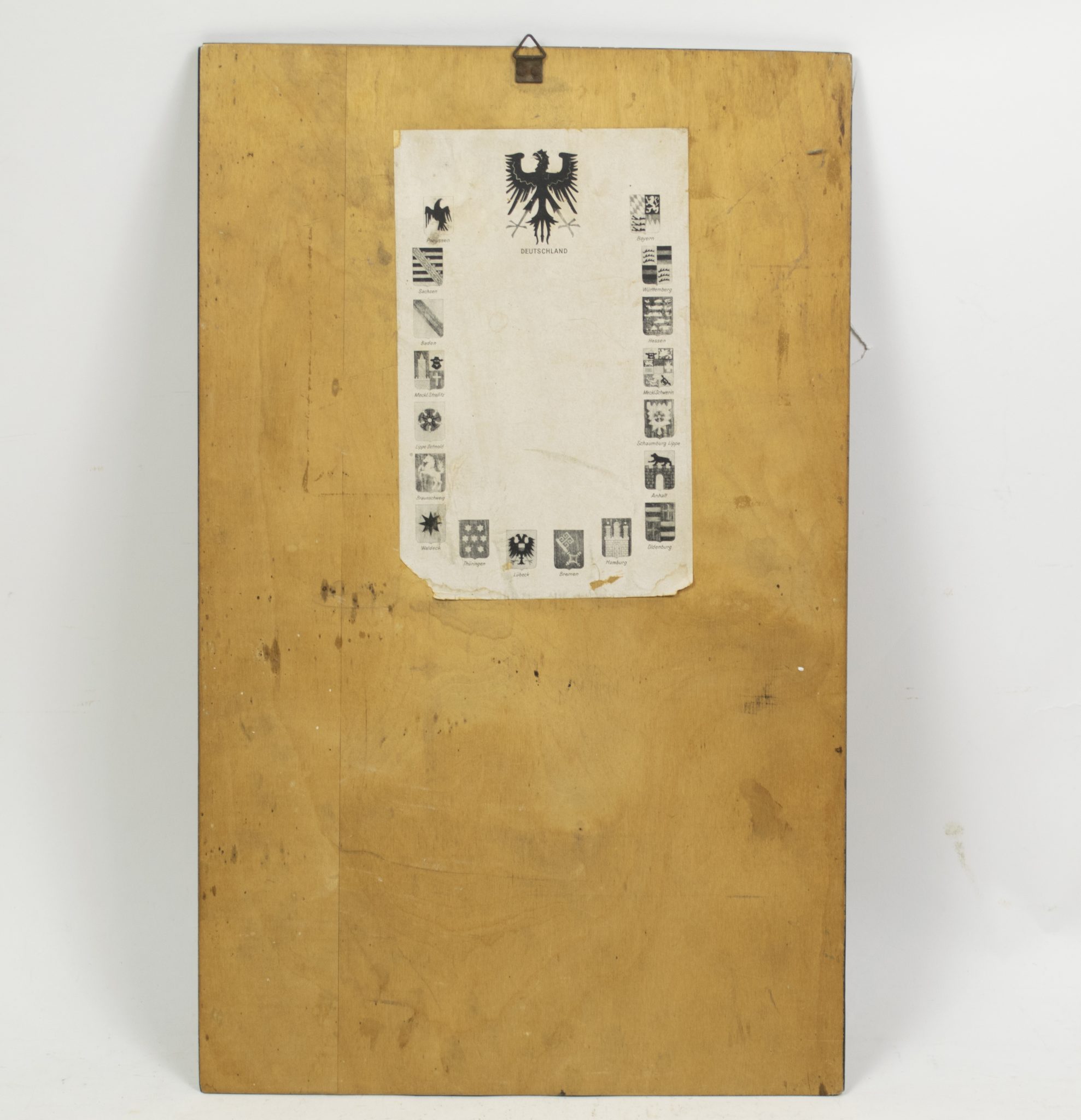 NSDAP wooden plaque "Wir Wollen" (52 x 32,5 cm) - rare - Image 16