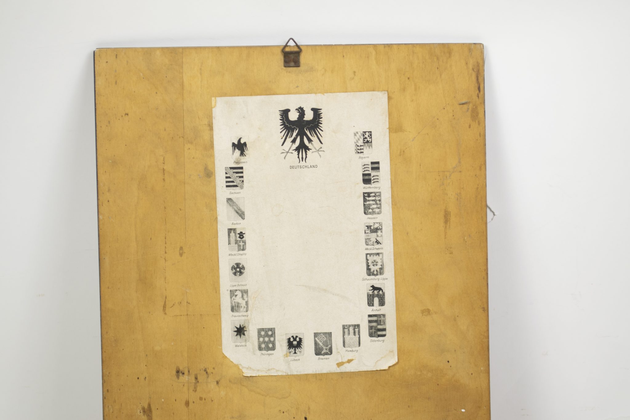 NSDAP wooden plaque "Wir Wollen" (52 x 32,5 cm) - rare - Image 17