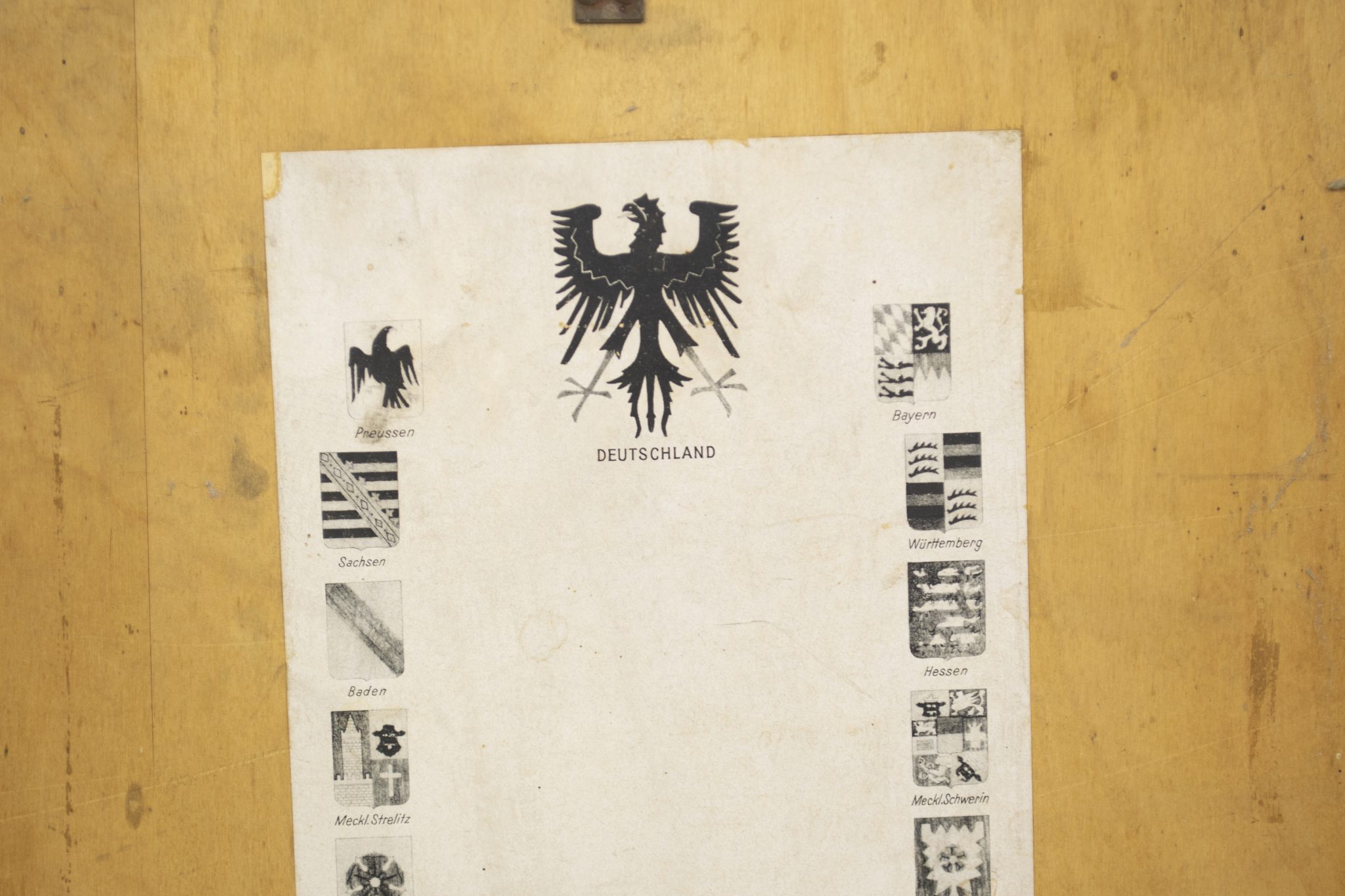 NSDAP wooden plaque "Wir Wollen" (52 x 32,5 cm) - rare - Image 21