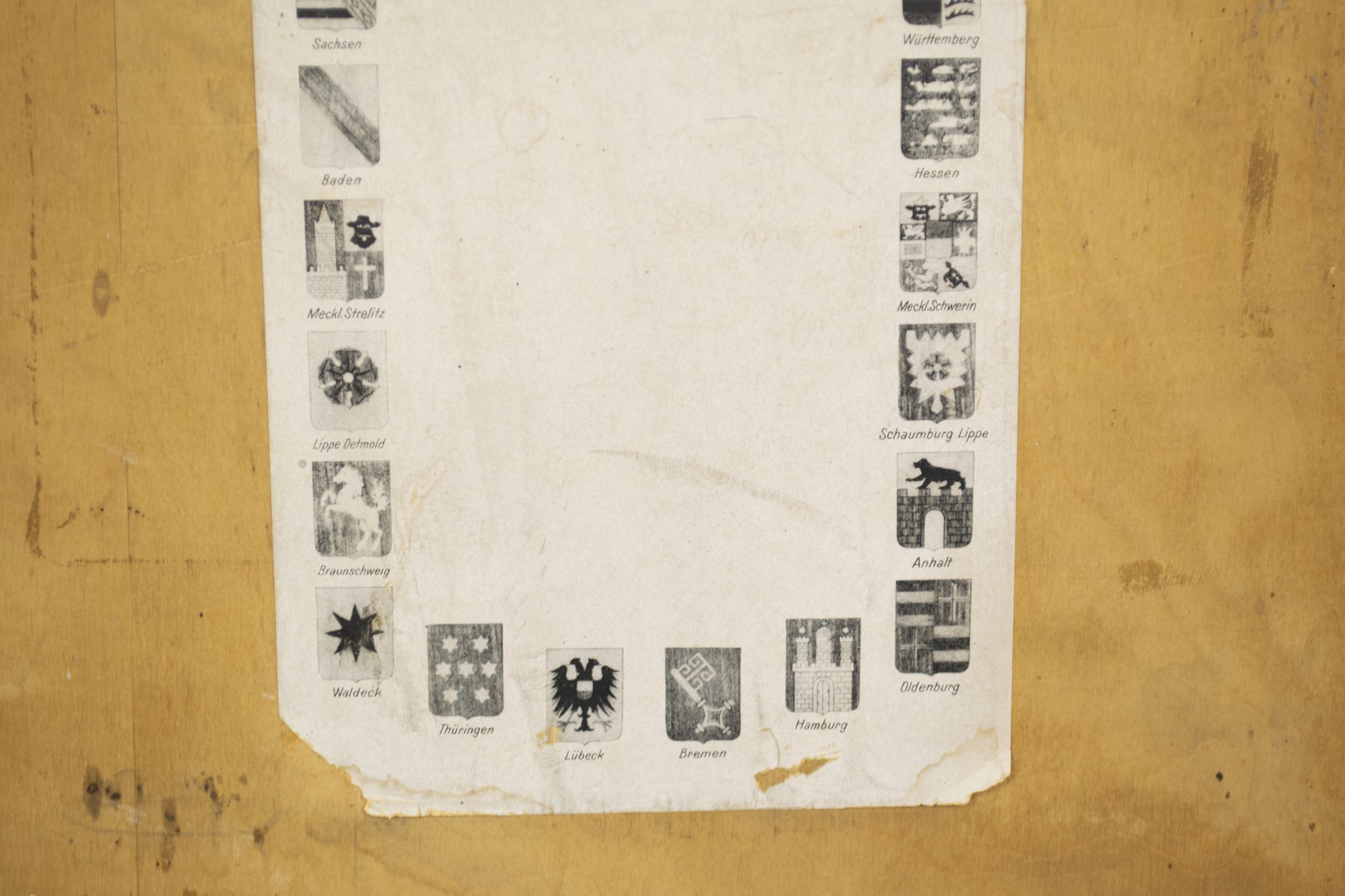 NSDAP wooden plaque "Wir Wollen" (52 x 32,5 cm) - rare - Image 22