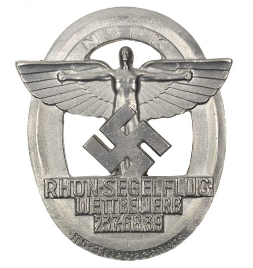 NSFK plaque Rhön-Segelflug Wettbewerb 23.7.-6.8.1939