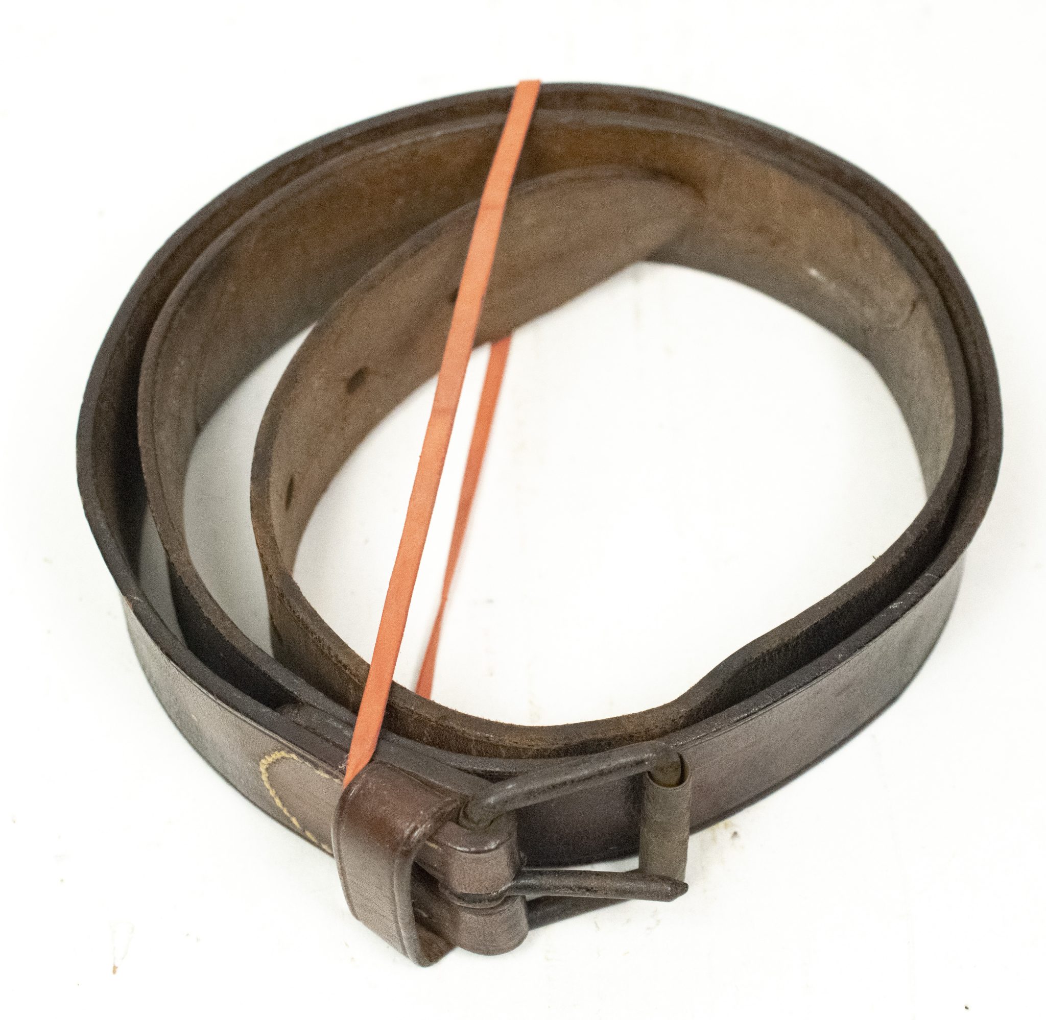 Nederlands Leger voor 1940 Dutch Army before 1940 belt for Manschappen CM1916 stamped – very rare (10) Nederlands Leger voor 1940 Dutch Army before 1940 belt for Manschappen CM1916 stamped - very rare