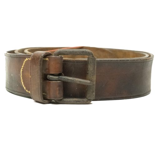 Nederlands Leger voor 1940 Dutch Army before 1940 belt for Manschappen CM1916 stamped - very rare