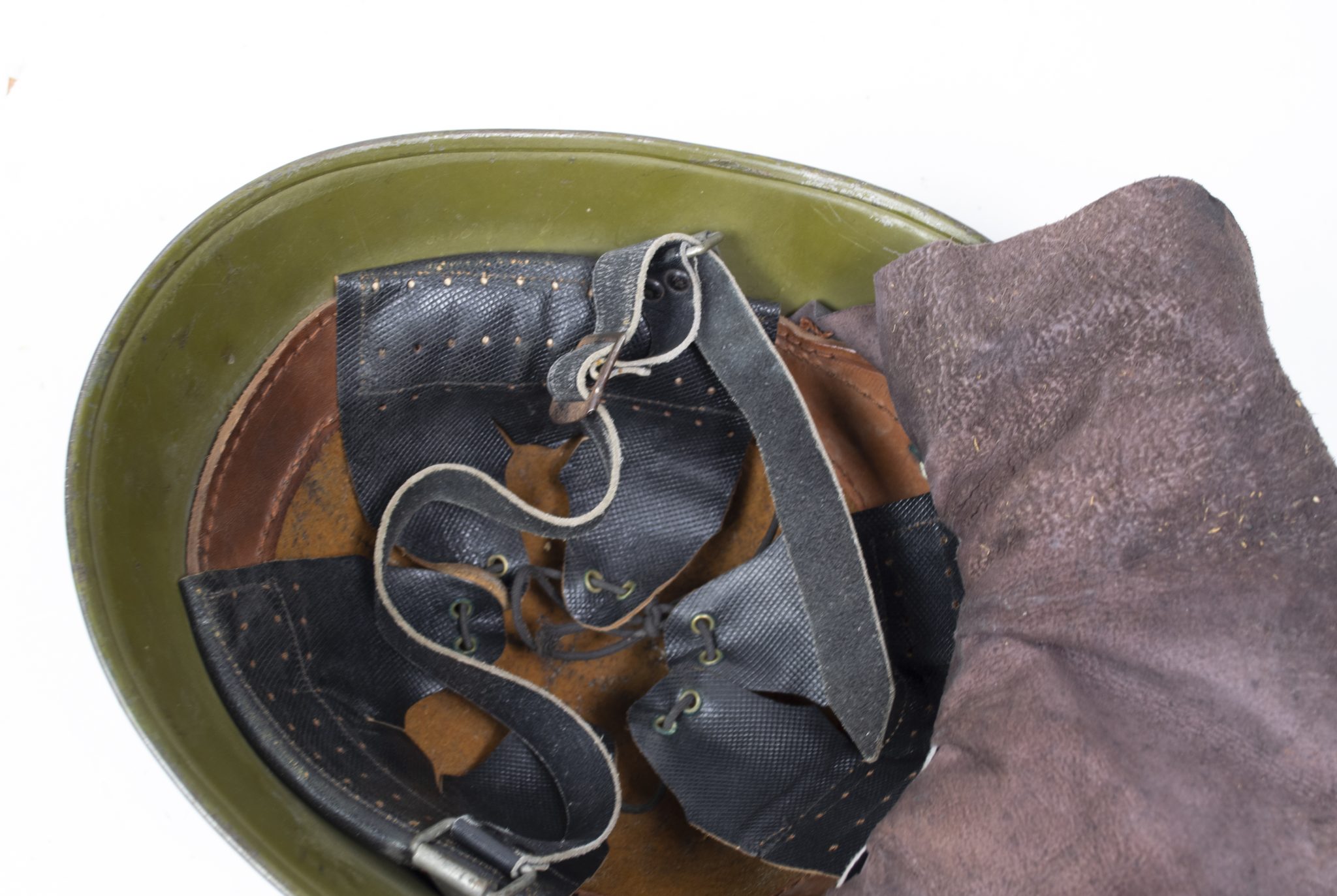 (Nederlands Leger/Dutch Army) KNIL M40 helm maat 1 - Very rare - Image 21