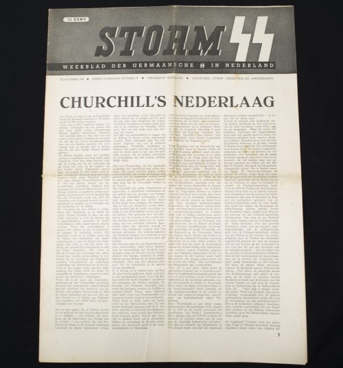 (Newspaper) Storm SS – Derde Jrg. Nr. 29 – 22 oktober 1943
