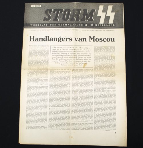 (Newspaper) Storm SS – Derde Jrg. Nr. 30 – 29 oktober 1943
