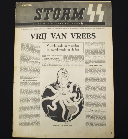 (Newspaper) Storm SS – Eerste Jrg. Nr. 21 – 29 augustus 1941