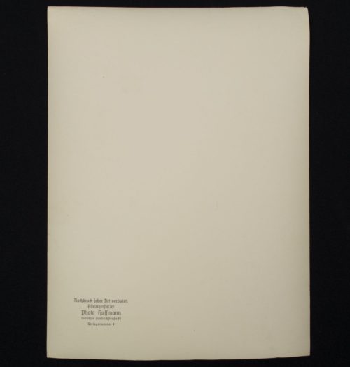 (Photo) Adolf Hitler - Photo Hoffmann (large size 24 x 18 cm)