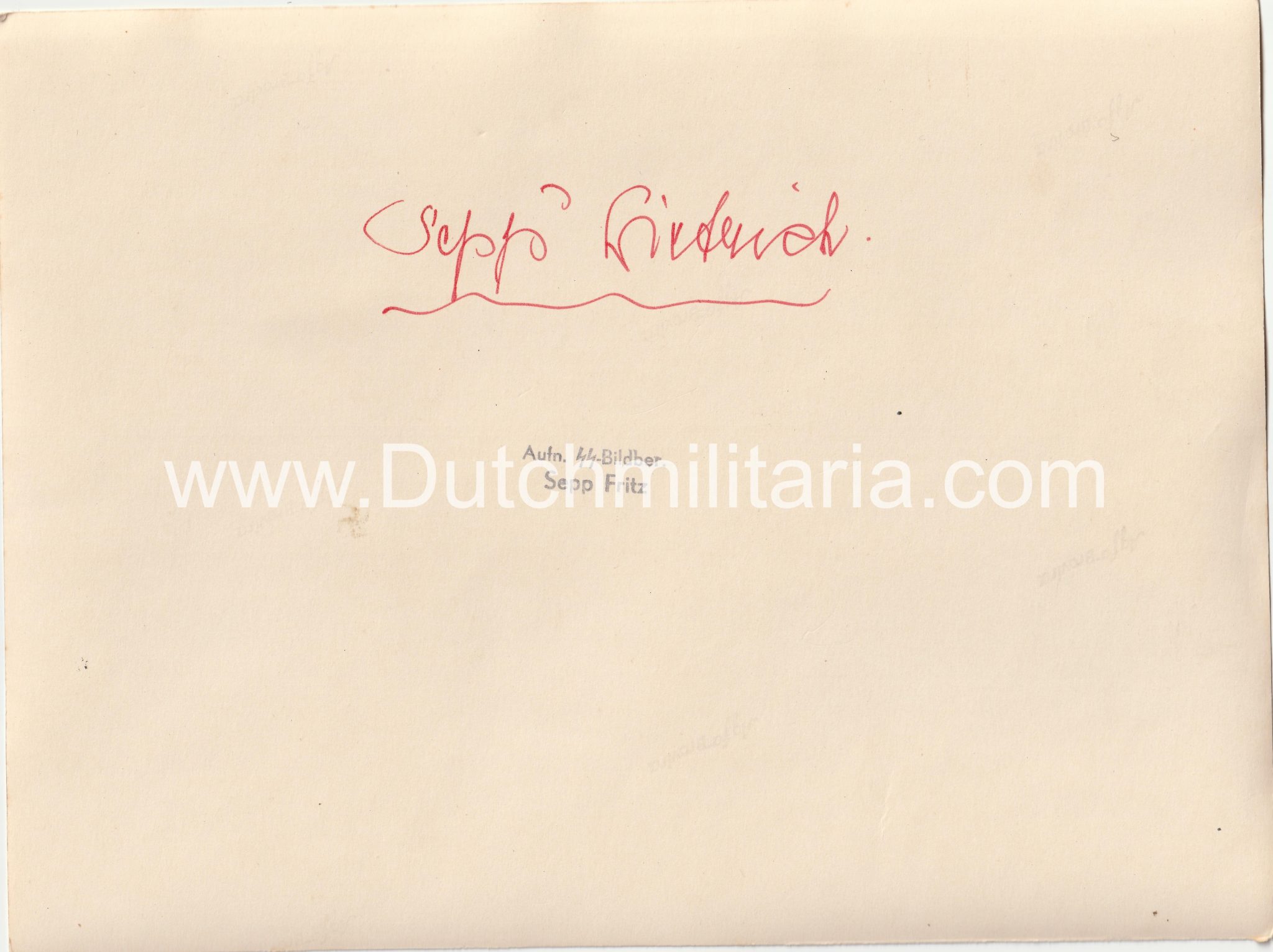 (Photo) SS-Obergruppenführer Sepp Dietrich with SS Füher in Holland – Large size 24 x 18 centimeters) (3) (Photo) SS-Obergruppenführer Sepp Dietrich with SS Füher in Holland - Large size 24 x 18 centimeters)