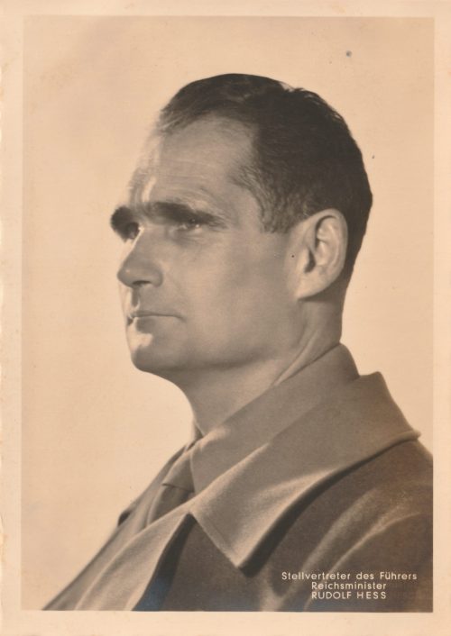 (Postcard) Reichsminister Rudolf Hess - Stellvertreter des Führers