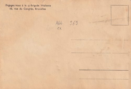 (Postcard) SS-Brigade Wallonie