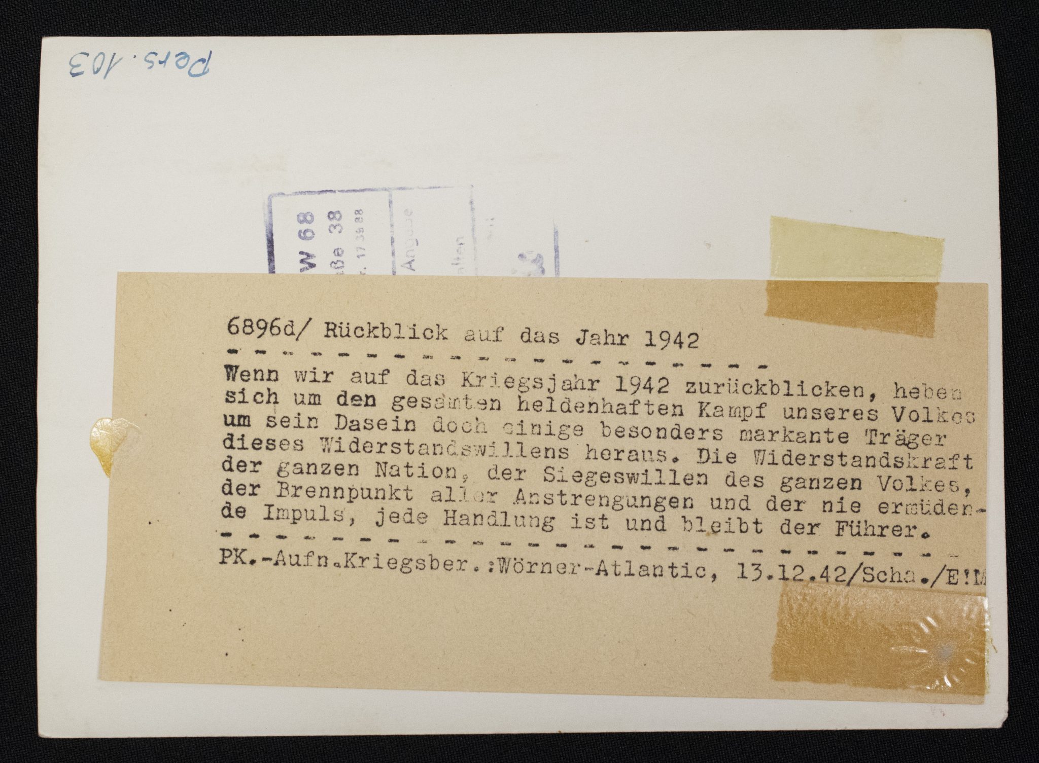 (Pressphoto) Adolf Hitler – Rückblick auf das jahr 1942 (1) (Pressphoto) Adolf Hitler - Rückblick auf das jahr 1942