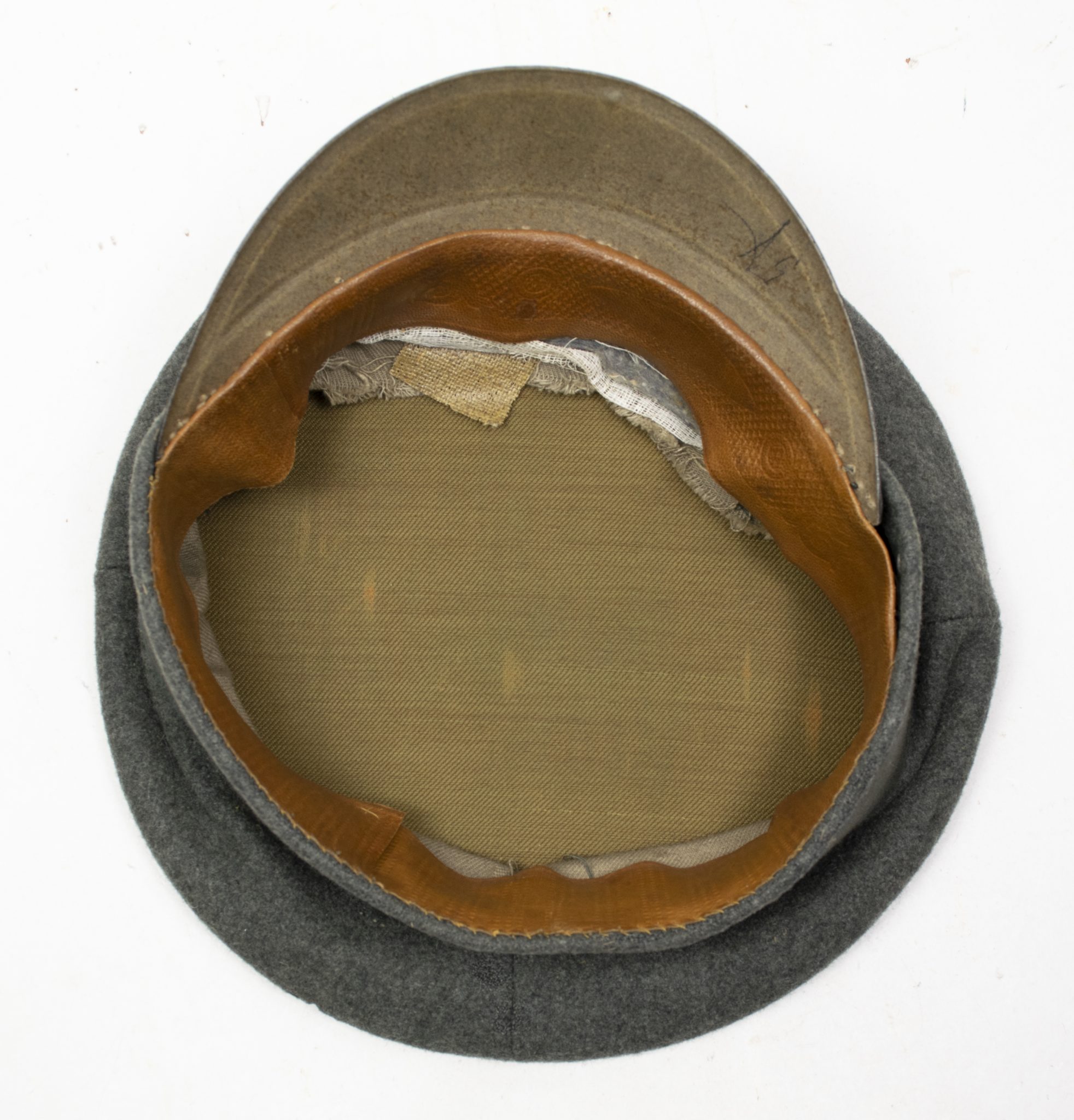 (Prussia) Imperial Feldgrau visor cap for officers - rare - Image 13