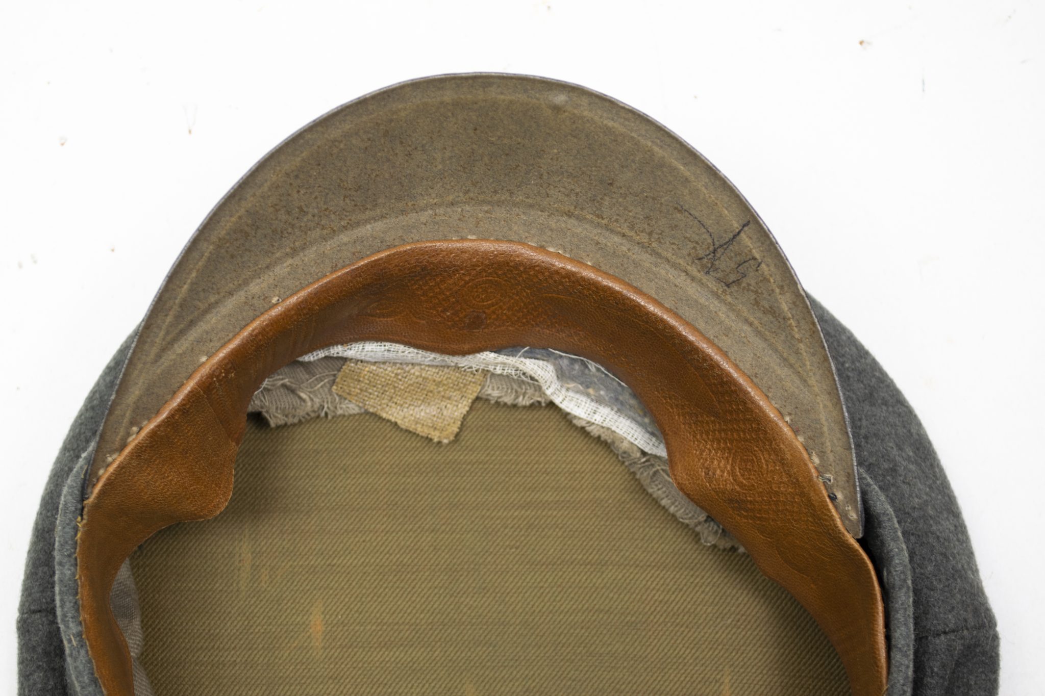 (Prussia) Imperial Feldgrau visor cap for officers - rare - Image 14