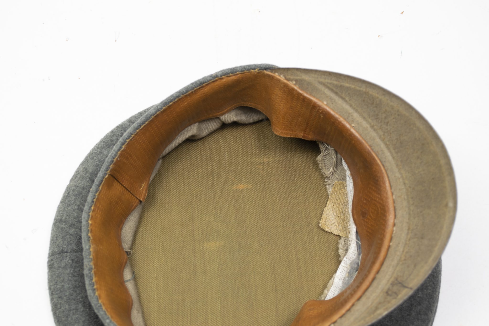 (Prussia) Imperial Feldgrau visor cap for officers - rare - Image 16