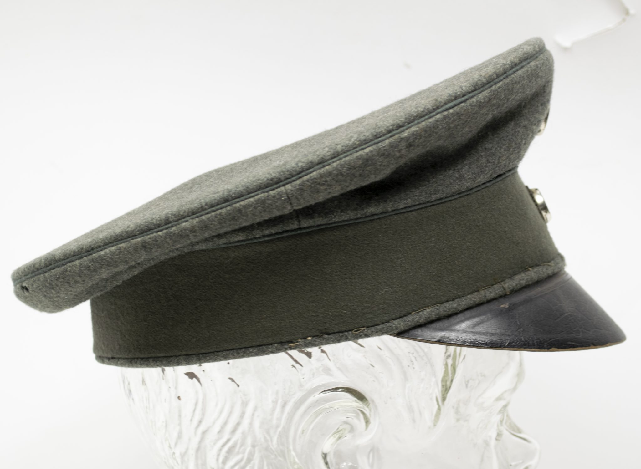 (Prussia) Imperial Feldgrau visor cap for officers - rare - Image 8